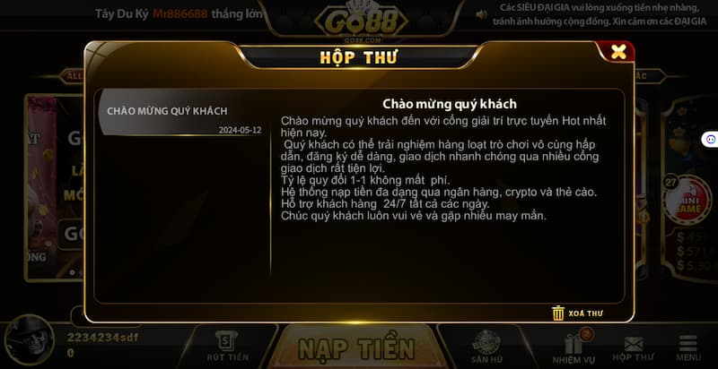 Rút tiền Go88: Tổng hợp cách rút nhanh dành cho tân thủ 2026 5 Những ưu điểm khi thực hiện rút tiền